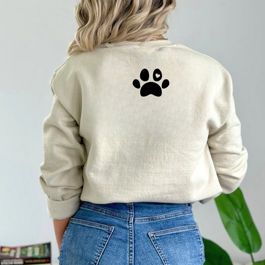 (Shirt not Included) Dog Paw Pocket- Clear Film Transfer