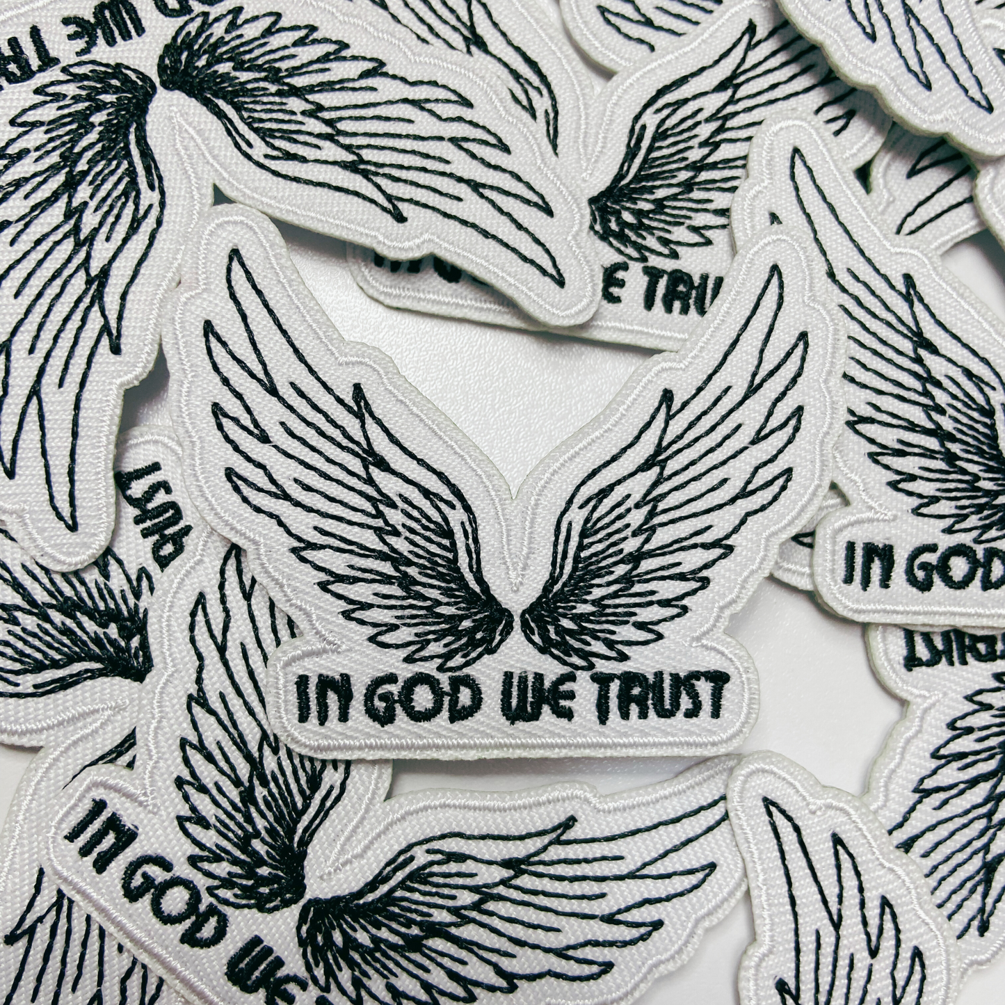 2.5" In God We Trust - Embroidered Hat Patch