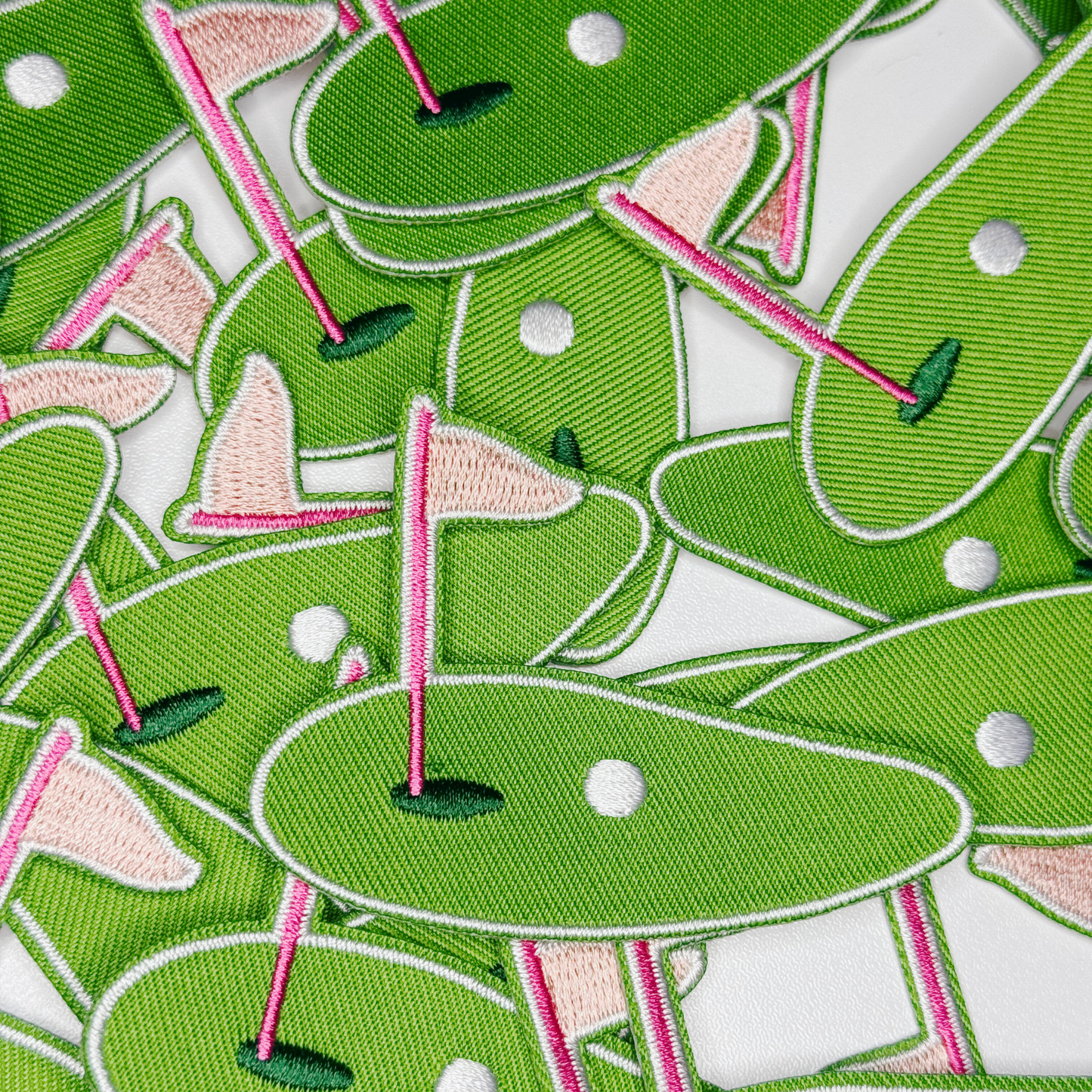 2.5” Golf Green - Embroidered Hat Patch