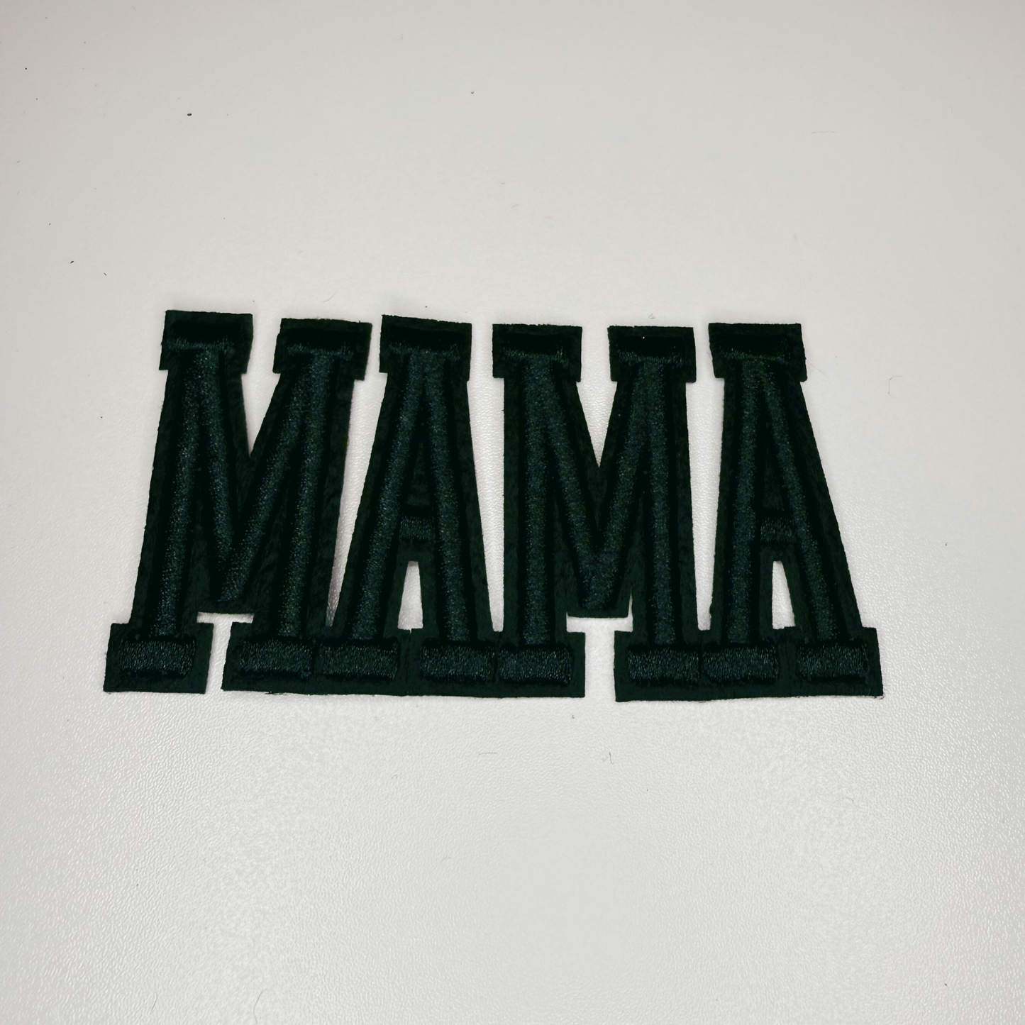 4" MAMA in WHITE or BLACK - 3D Embroidered Hat Patch