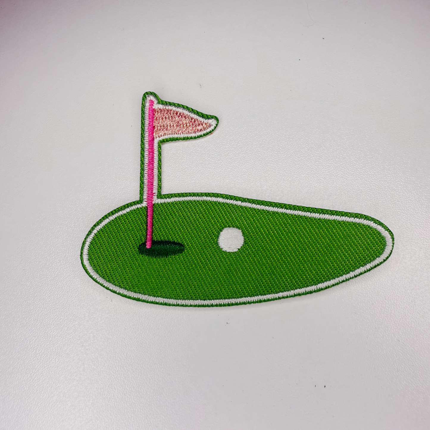 2.5” Golf Green - Embroidered Hat Patch