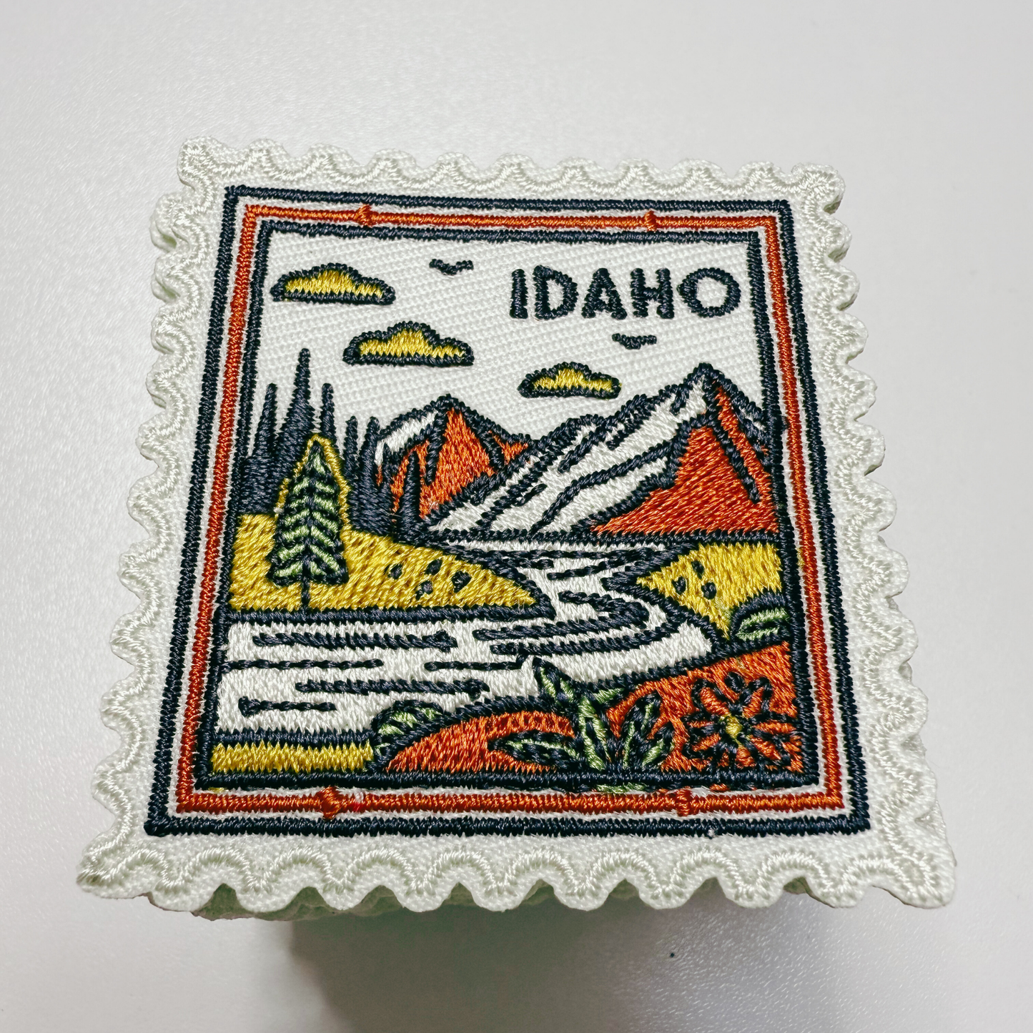 2" Idaho Stamp - Embroidered Hat Patch