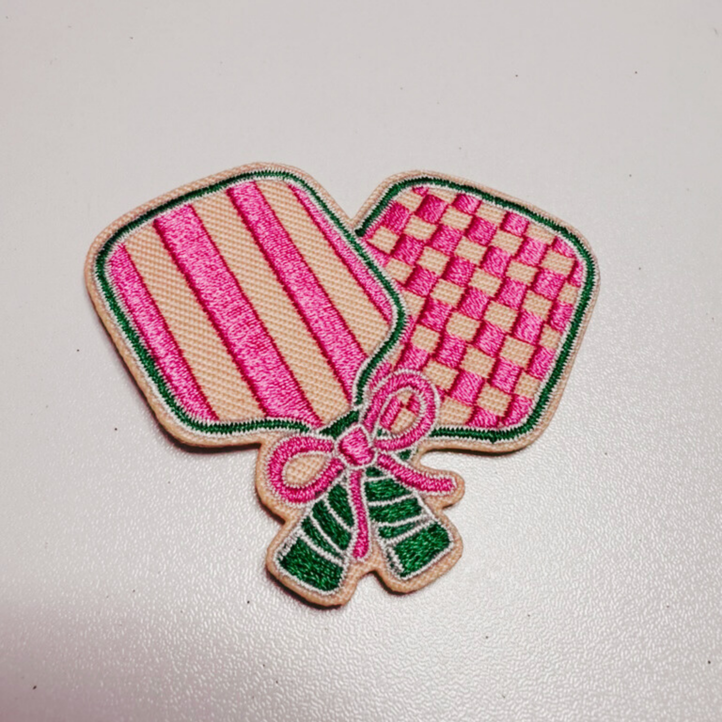 2.5" Pickleball Paddle - Embroidered Hat Patch