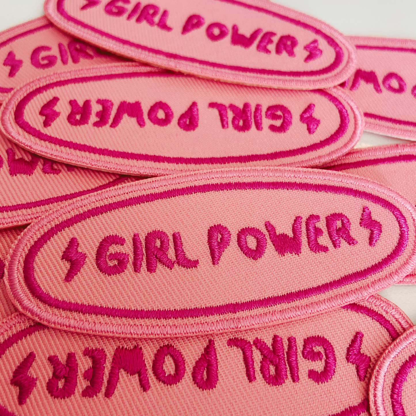 3" GIRL POWER - Embroidered Hat Patch