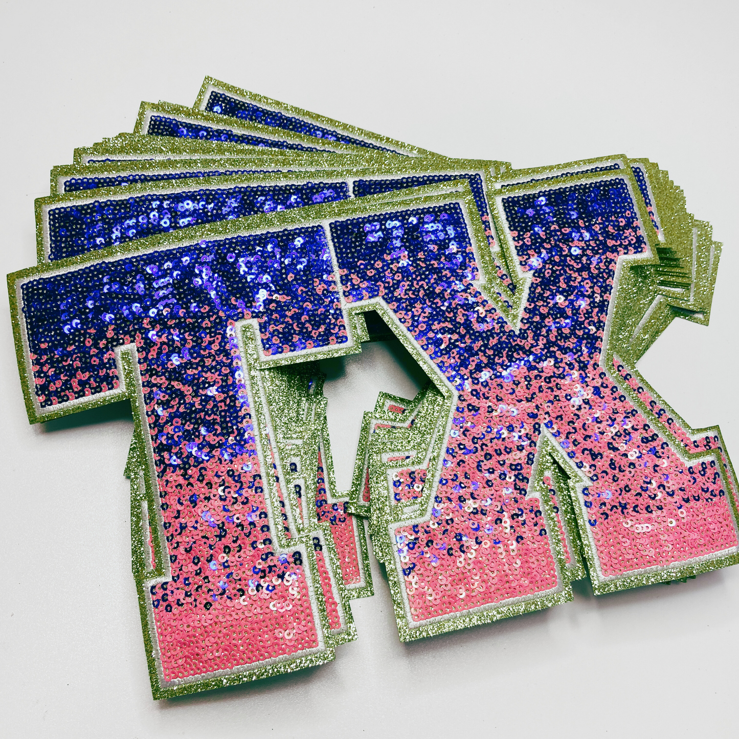 10" TX - TEXAS - Sequin Patch