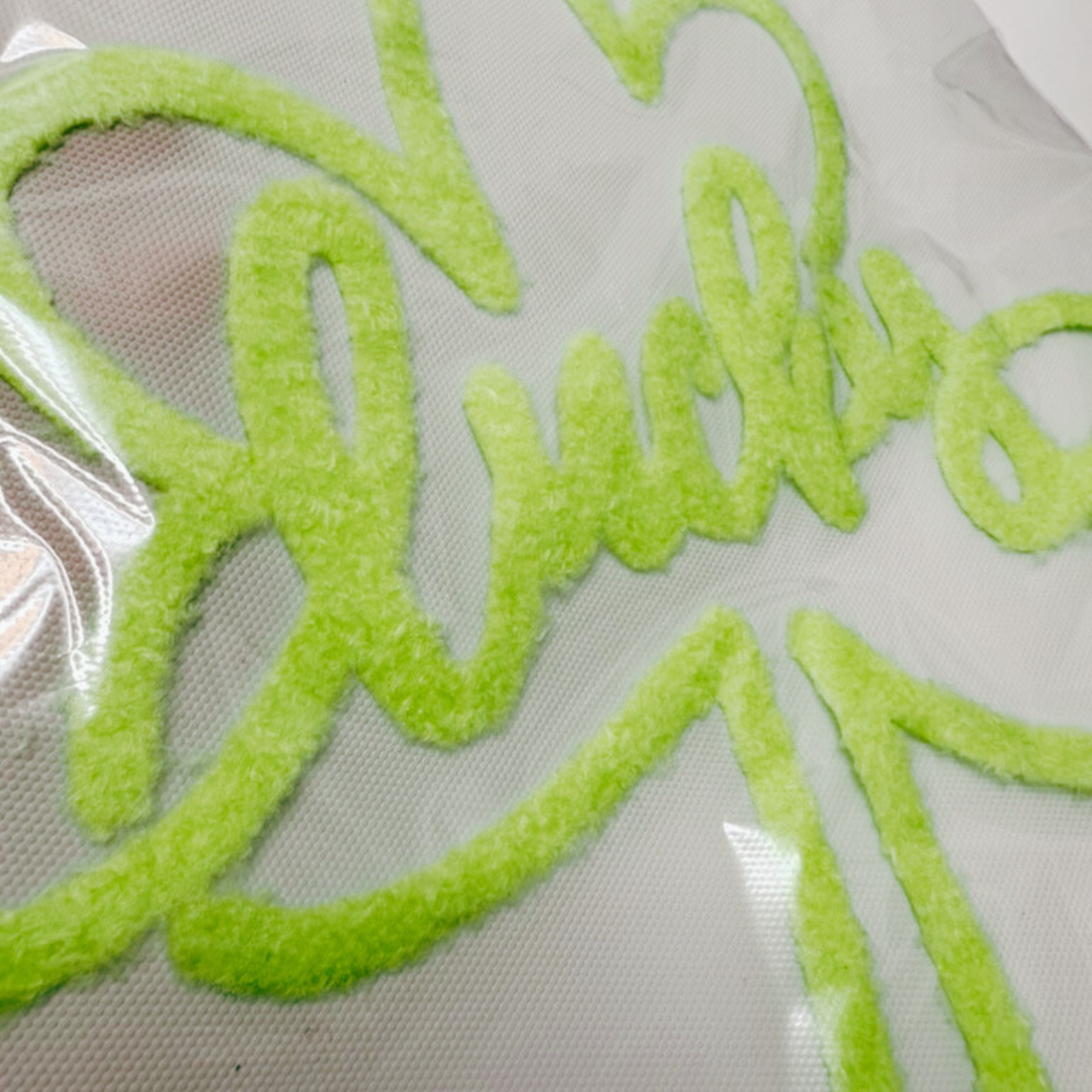 11" Lucky clover - Fuzzy Patch / Transfer ( COLD PEEL)