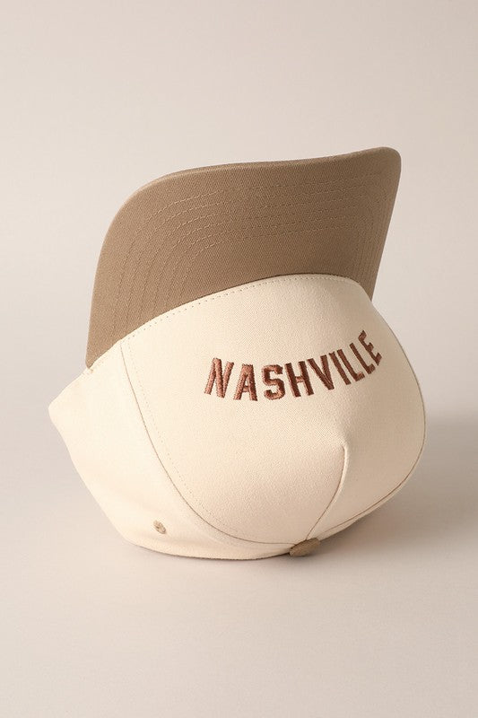 NASHVILLE upside down - Embroidered cap