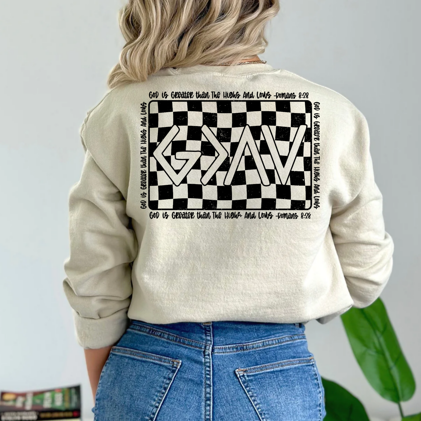 (shirt not Included) God Is Greater Than The Highs and the Lows - Screen print Transfer