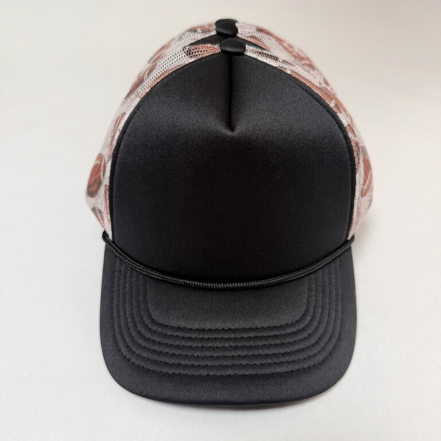 TEELUX - TRUCKER HAT BLANK - Black Football