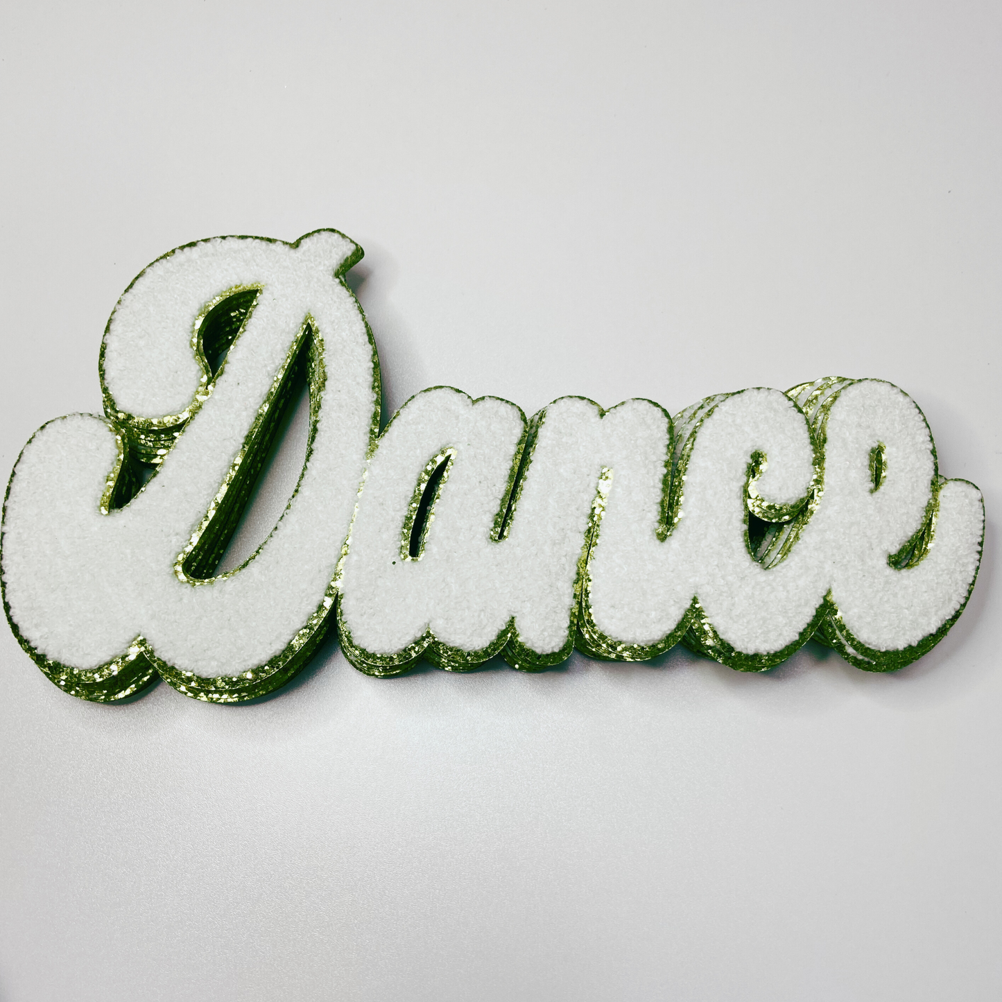 Chenille Dance 11" x 6" - Chenille Patch (Choice of Color)