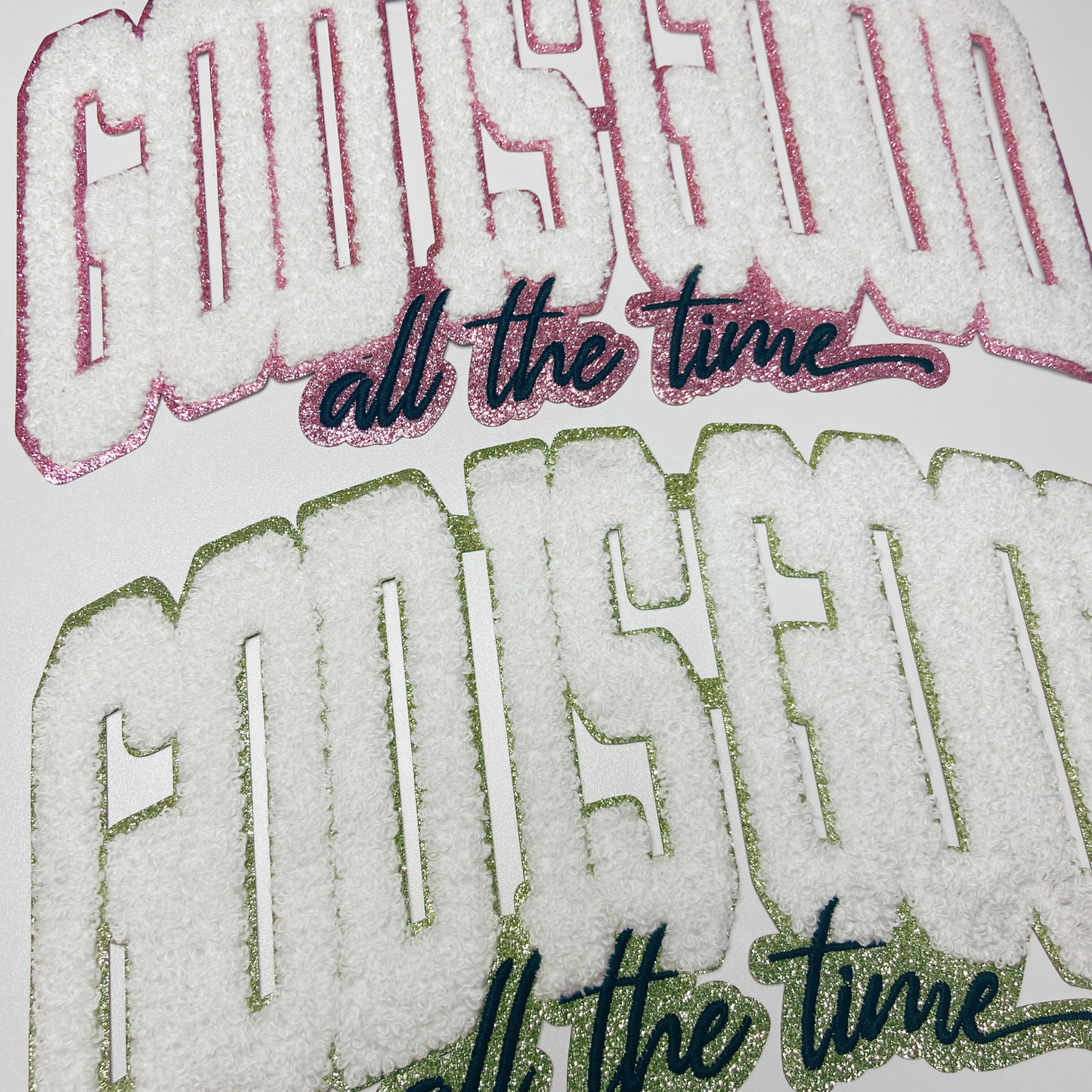 10.5 ” God Is Good all the time - Chenille Patch