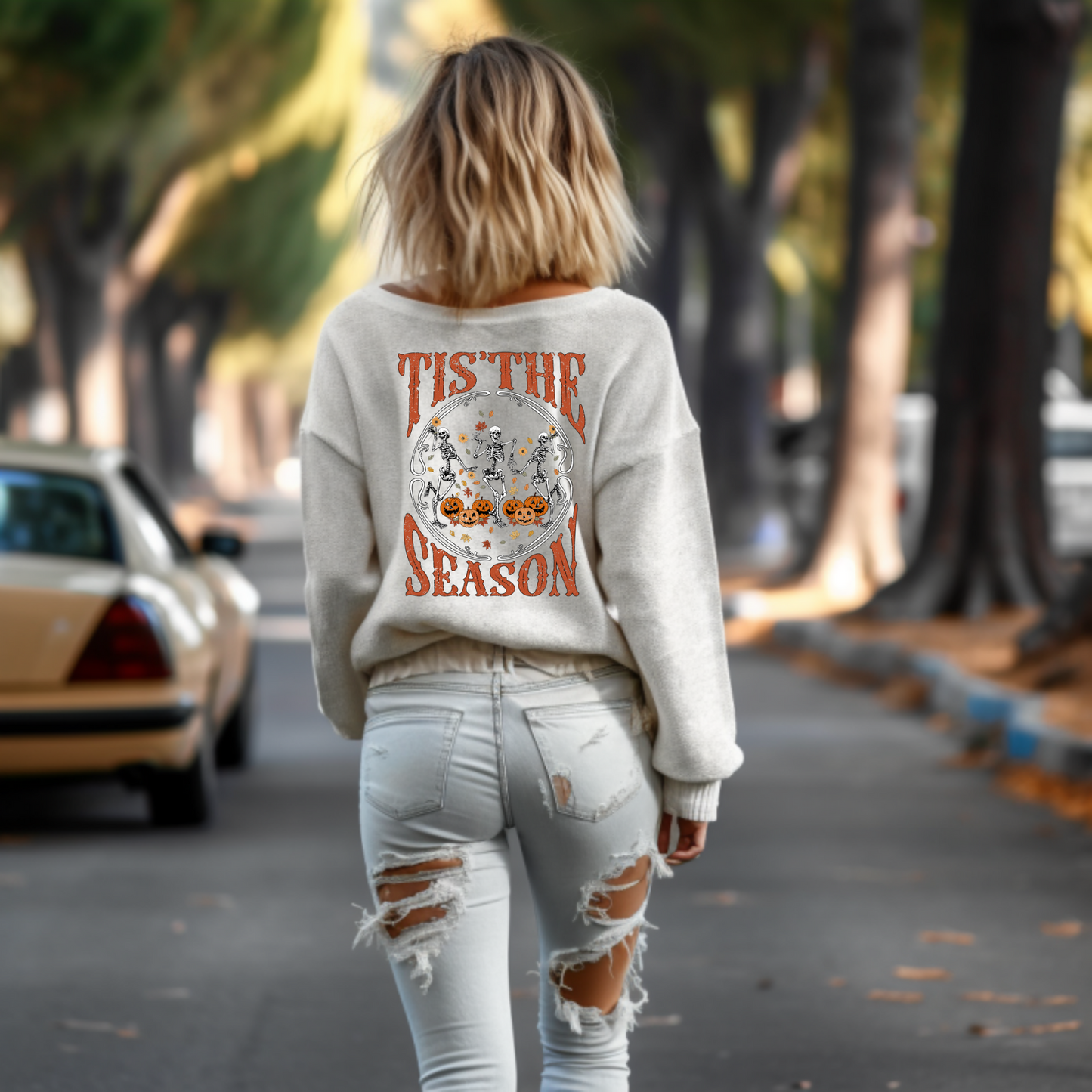 (Shirt Not Included) Tis The Season Skellies - COLD PEEL - DTF