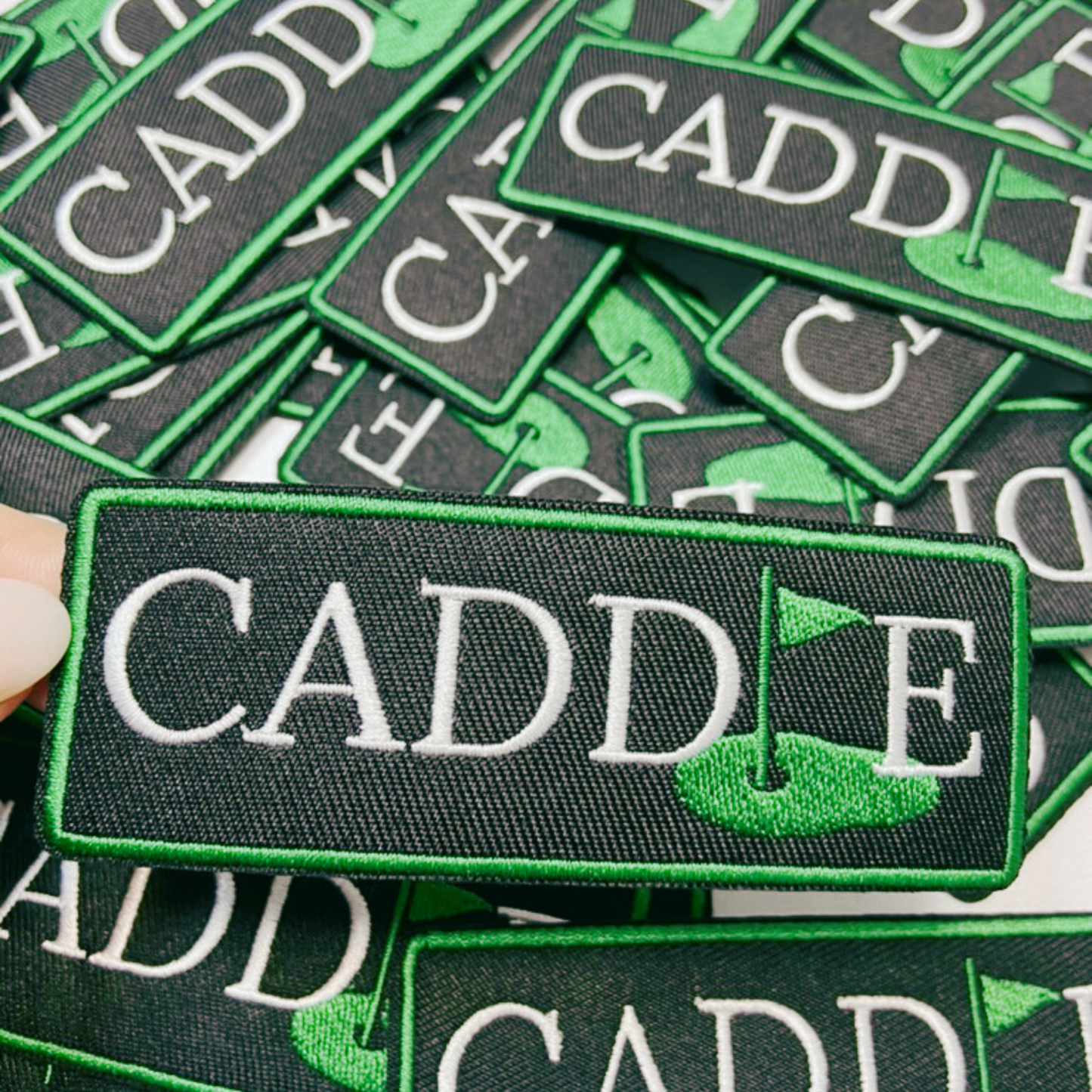 4" Caddie ( GOLF) - Embroidered Hat Patch
