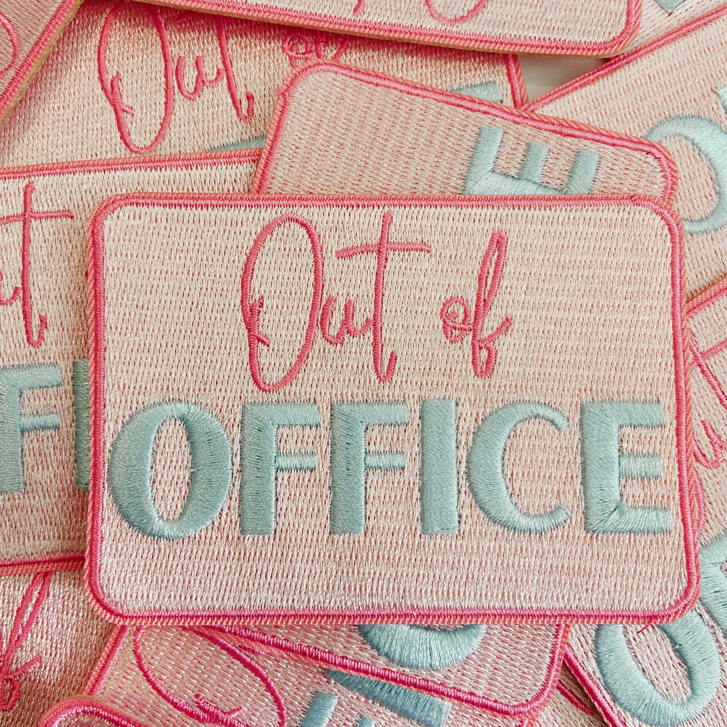 3.5" OUT OF OFFICE - Embroidered Hat Patch
