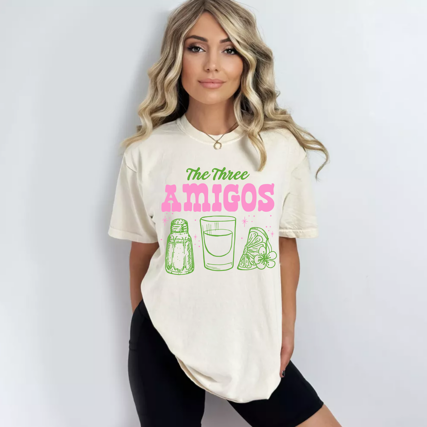 (shirt not included) The Three Amigos - Matte Clear Film Transfer