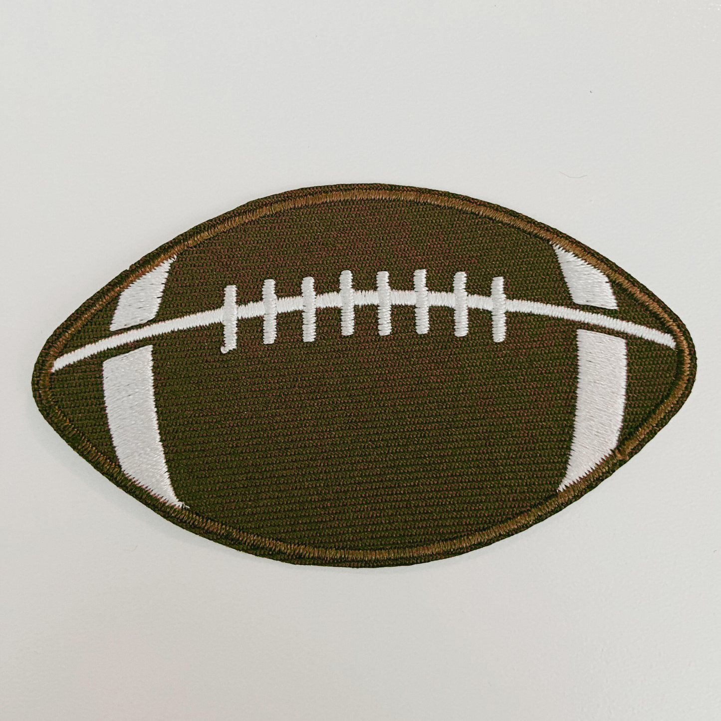 3" Football - Embroidered Hat Patch