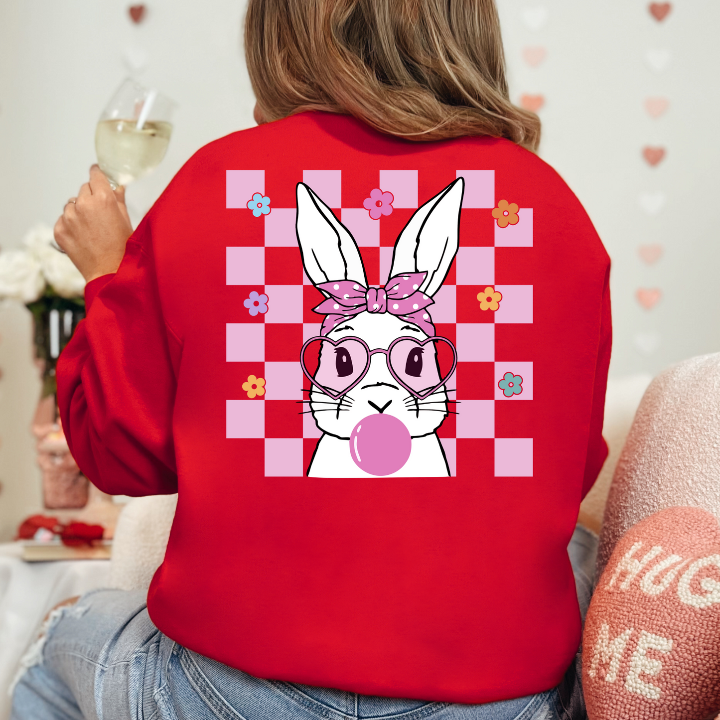 (Shirt not included) Groovy Bunny (easter) - DTF (Cold Peel)