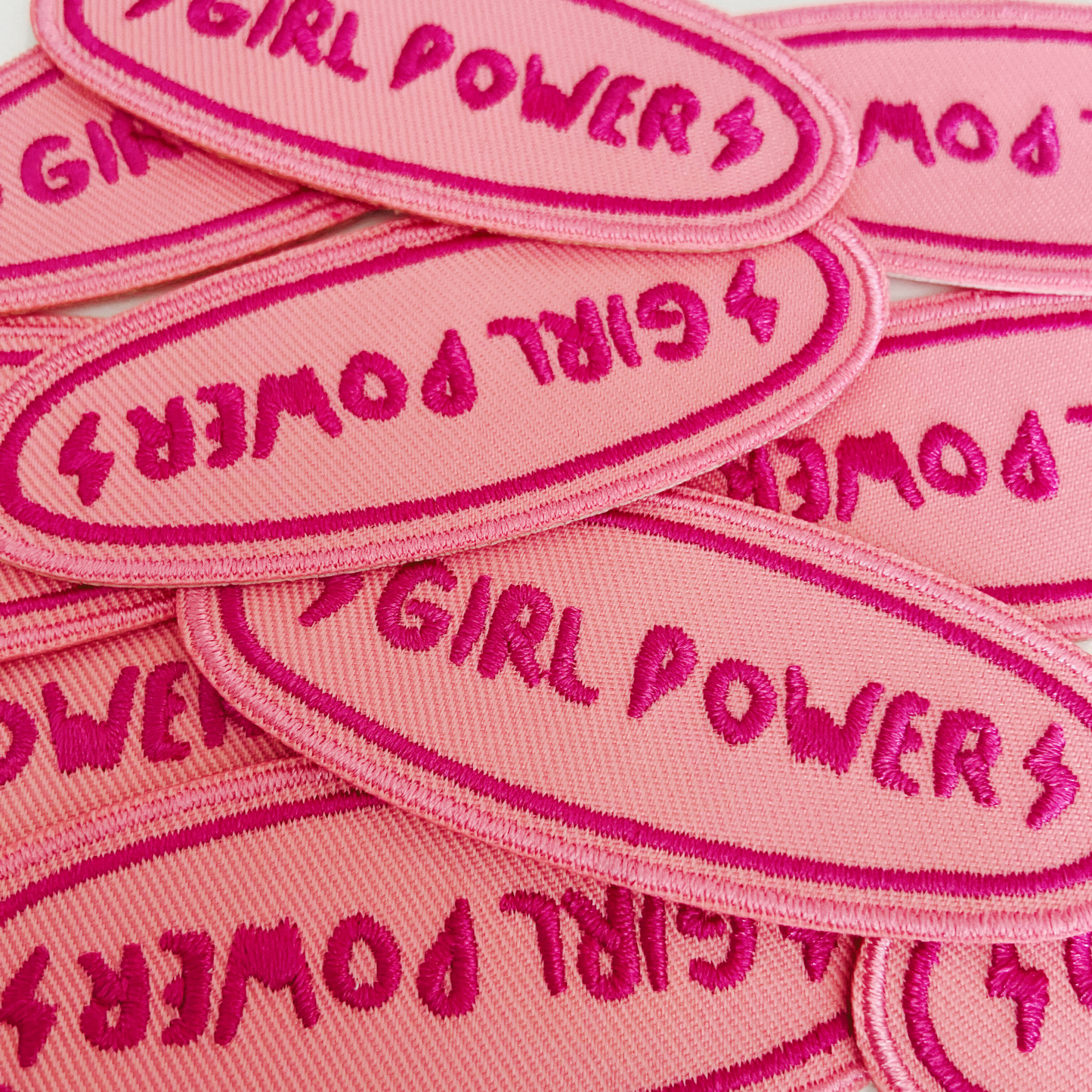 3" GIRL POWER - Embroidered Hat Patch