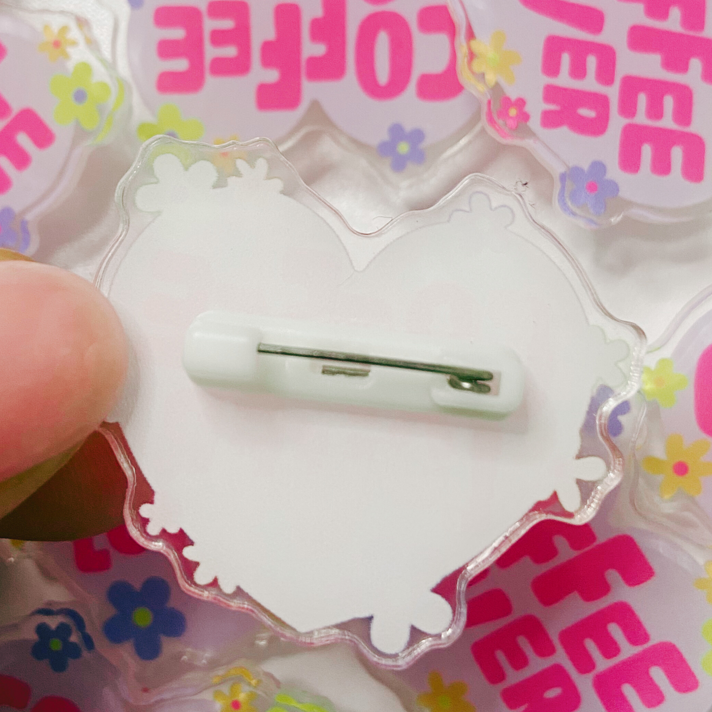 1.5" Coffee Lover - Acrylic Pin