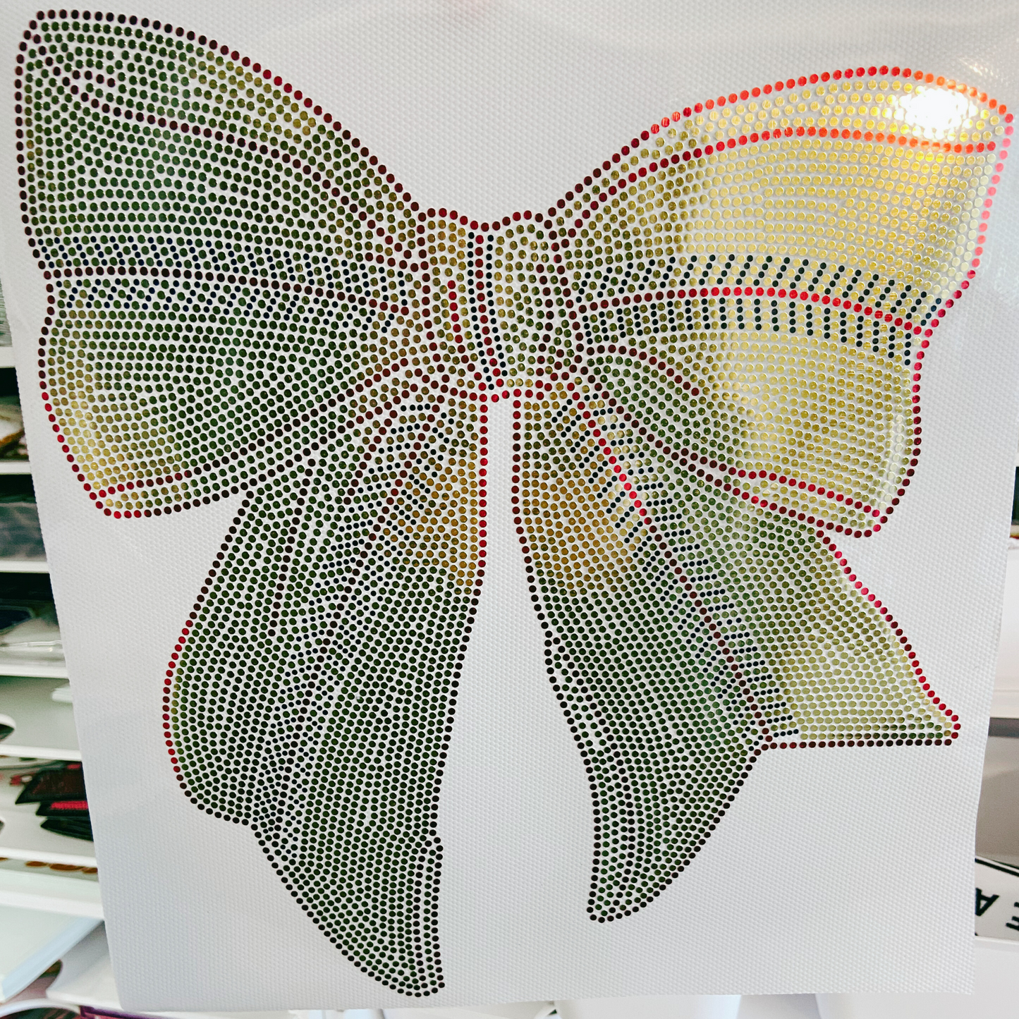 Softball Bow - SPANGLE - COLD PEEL