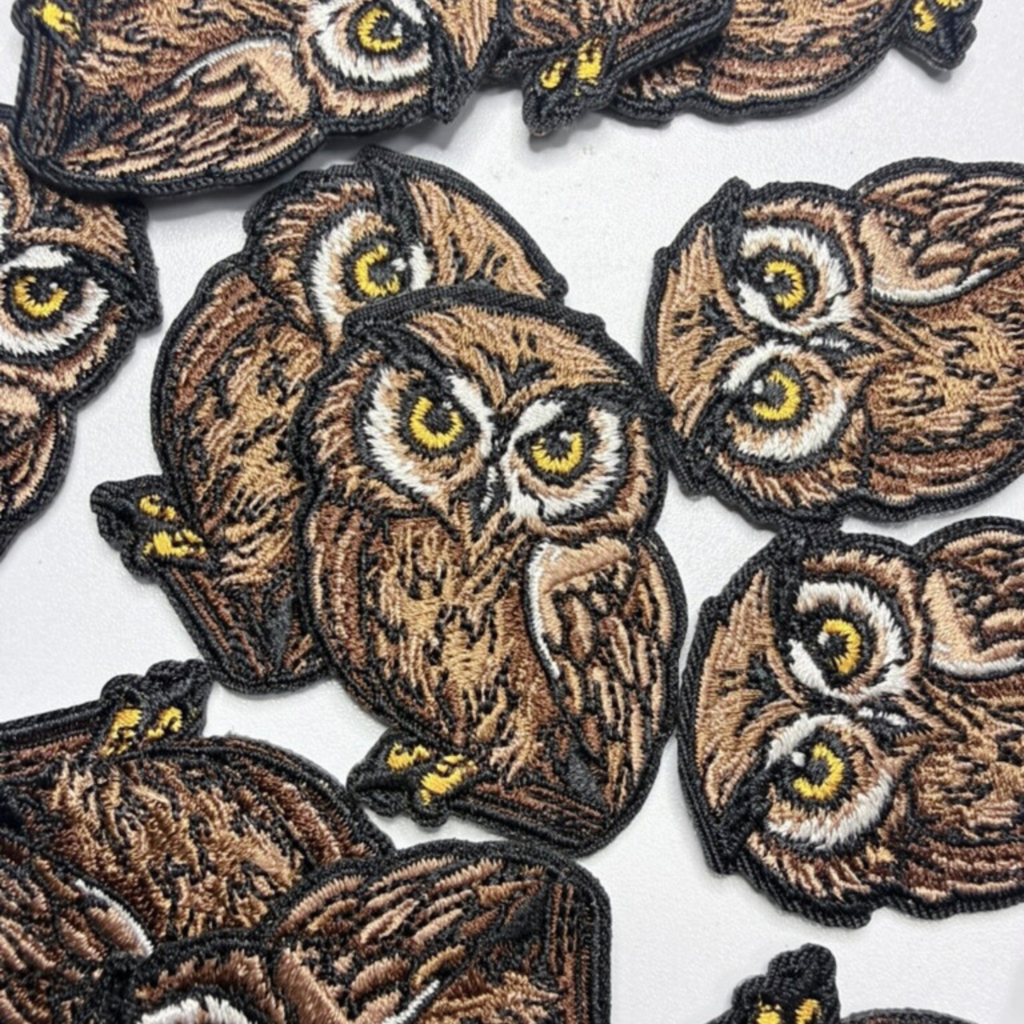 2" OWL - Embroidered Hat Patch
