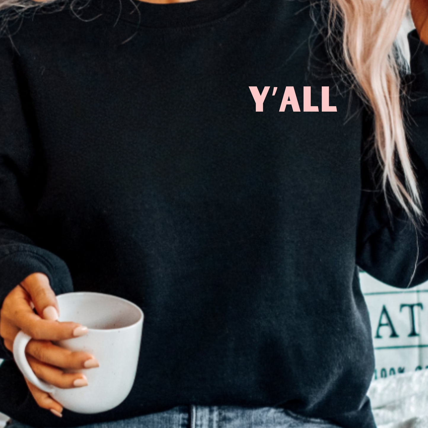 (Shirt not included) Y'ALL POCKET - Matte Clear Film Transfer