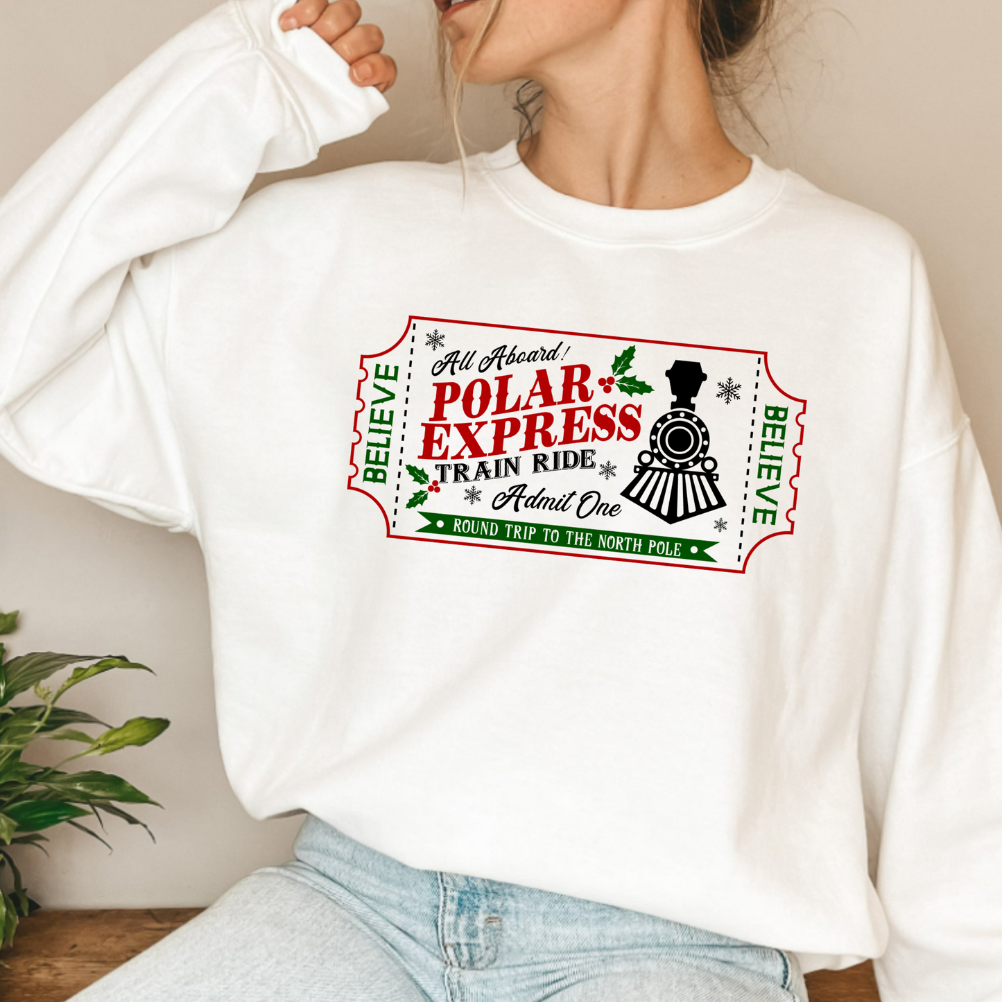 (Shirt not Included) Polar Express - Clear Film Transfer