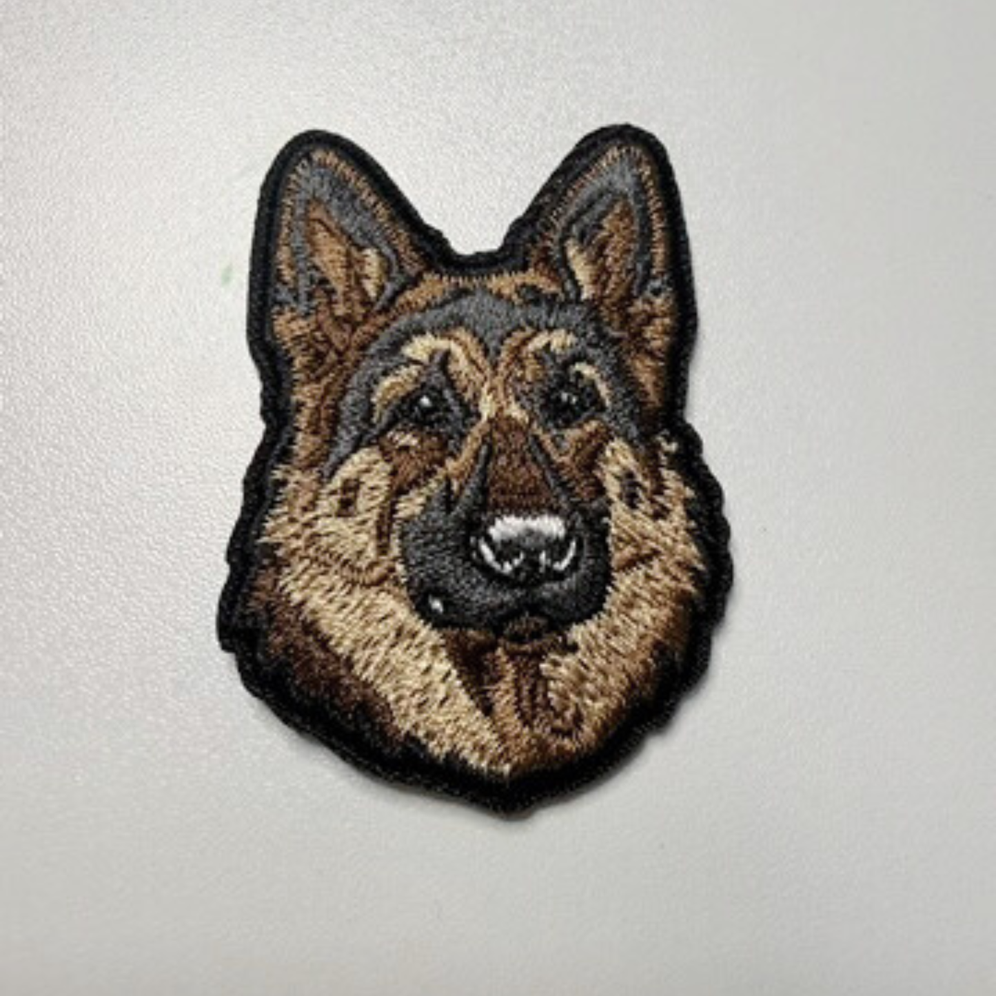 2" German Shepherd - Embroidered Hat Patch