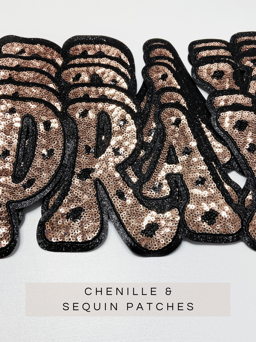 Chenille & Sequin Patches