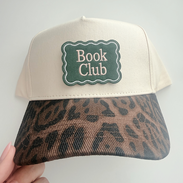 3" Book Club -  Embroidered Hat Patch