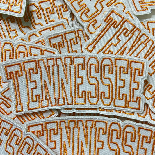 4" TENNESSEE -  Embroidered Hat Patch