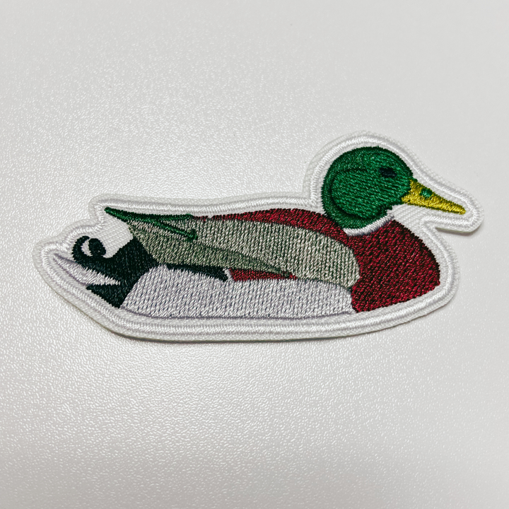 3" Mallard Duck -  Embroidered Hat Patch