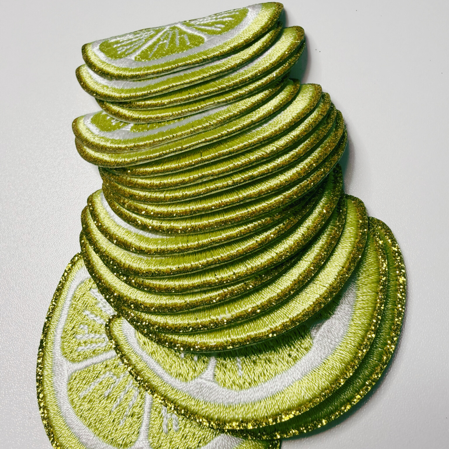 2.5" LEMON -  Embroidered Hat Patch