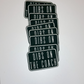 3" Dibs on the Coach in White & Black -  Embroidered Hat Patch