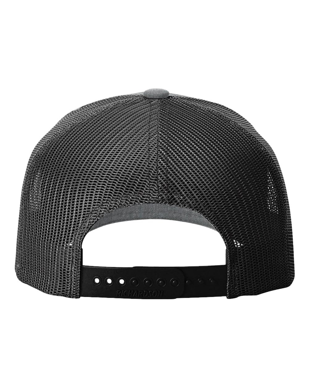 Richardson Five-Panel Trucker Rope Cap - 112FPR Heather Grey / Black