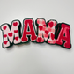 10” MAMA w heart detail - Chenille Patch