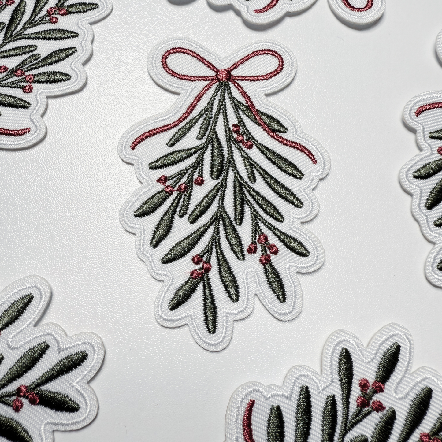 3" Mistletoe -  Embroidered Hat Patch