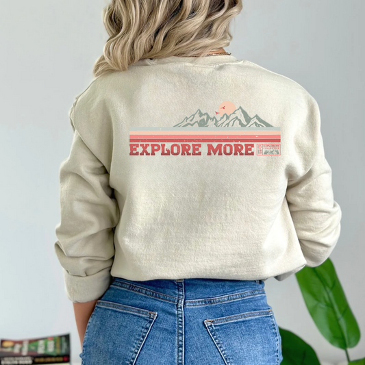 (Shirt Not Included) Explore More - Clear Film Transfer