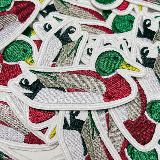 3" Mallard Duck - Embroidered Hat Patch