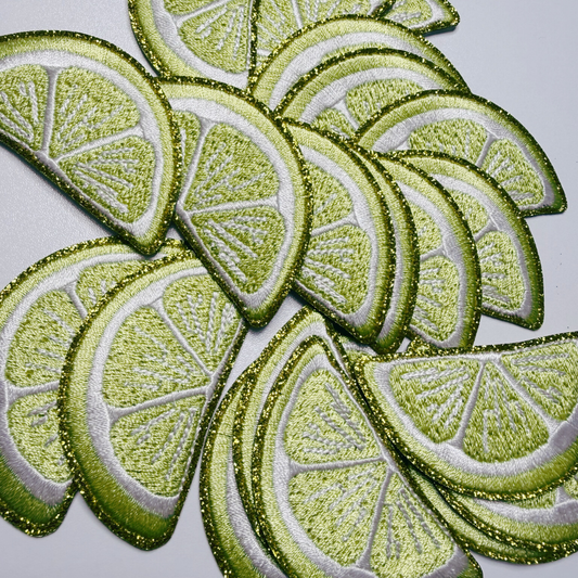 2.5" LEMON - Embroidered Hat Patch