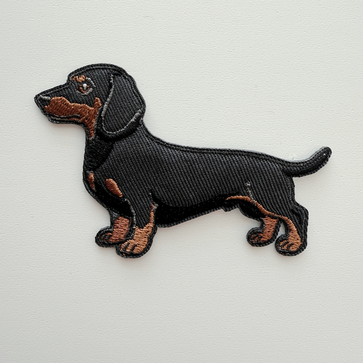 3" Dachshund / wiener dog -  Embroidered Patch