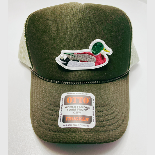 3" Mallard Duck - Embroidered Hat Patch