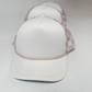TEELUX - TRUCKER HAT BLANK - Beige Neutral Checkered