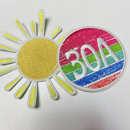 3" 30A (Florida) - Embroidered Hat Patch