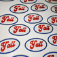 3" Y'all -  Embroidered Hat Patch