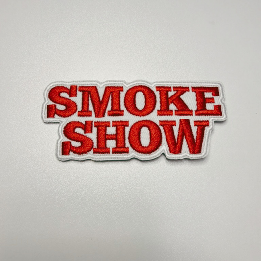 3.5" Smoke Show -  Embroidered Hat Patch