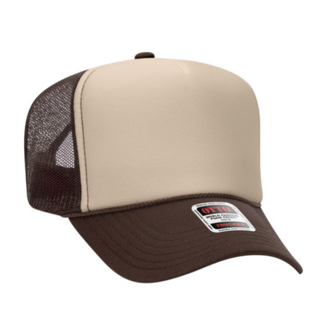 BLANK OTTO TRUCKER HAT -  Choose from available Colors