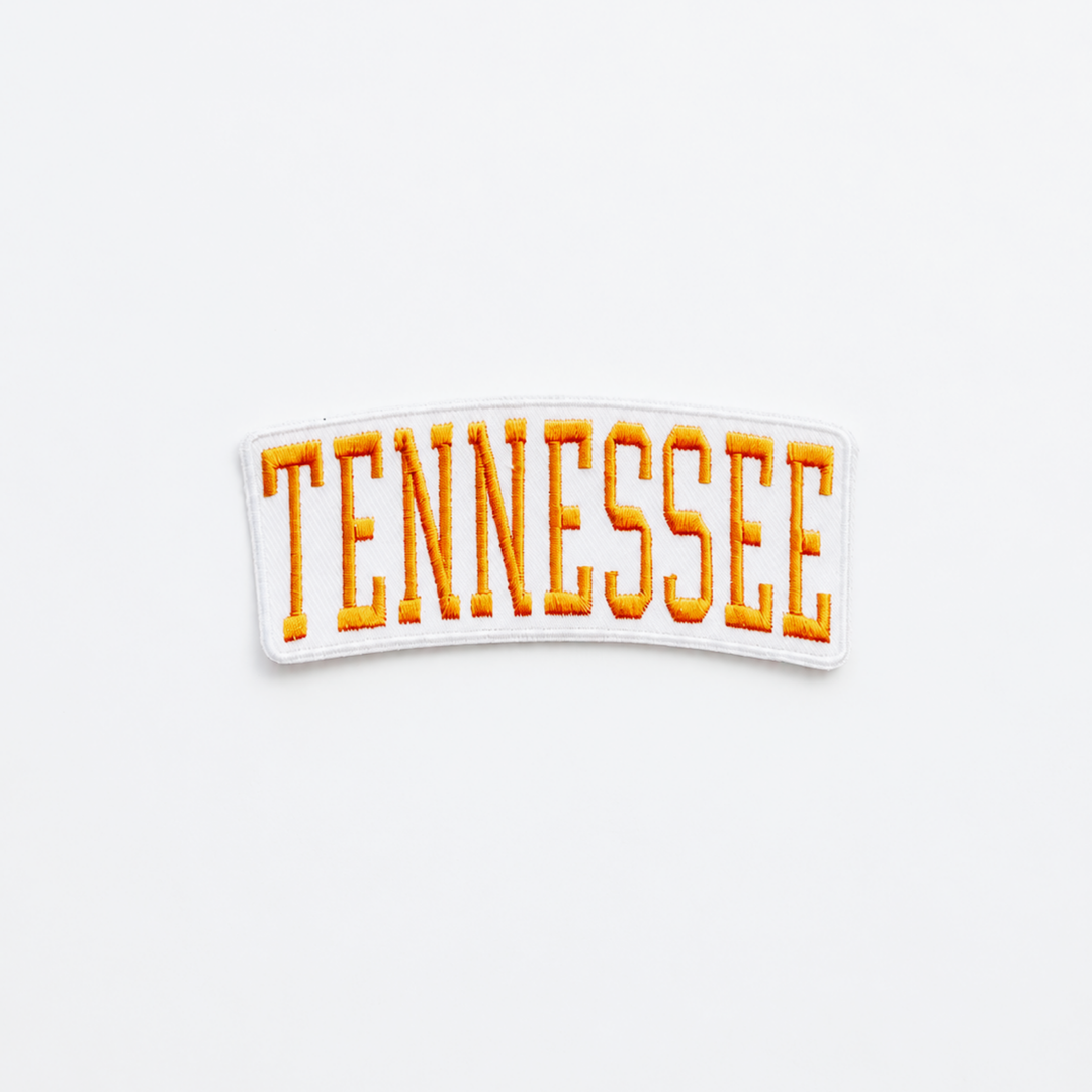4" TENNESSEE - Embroidered Hat Patch