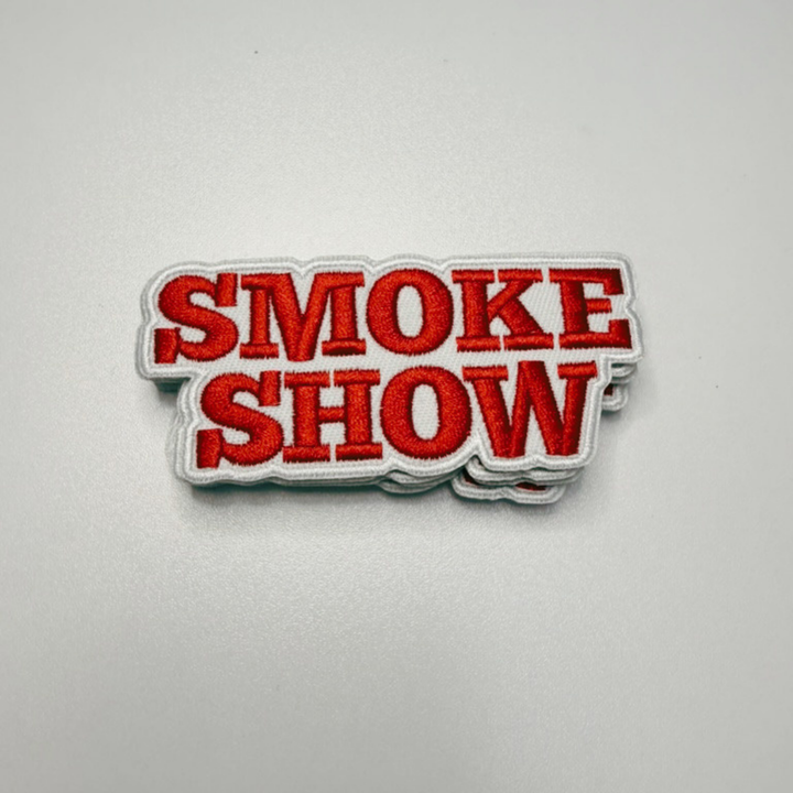 3.5" Smoke Show -  Embroidered Hat Patch
