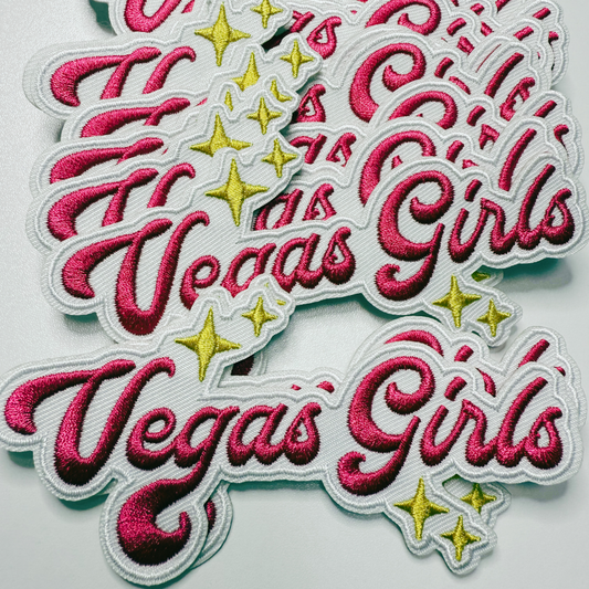 4.5" Vegas Girls - Embroidered Hat Patch